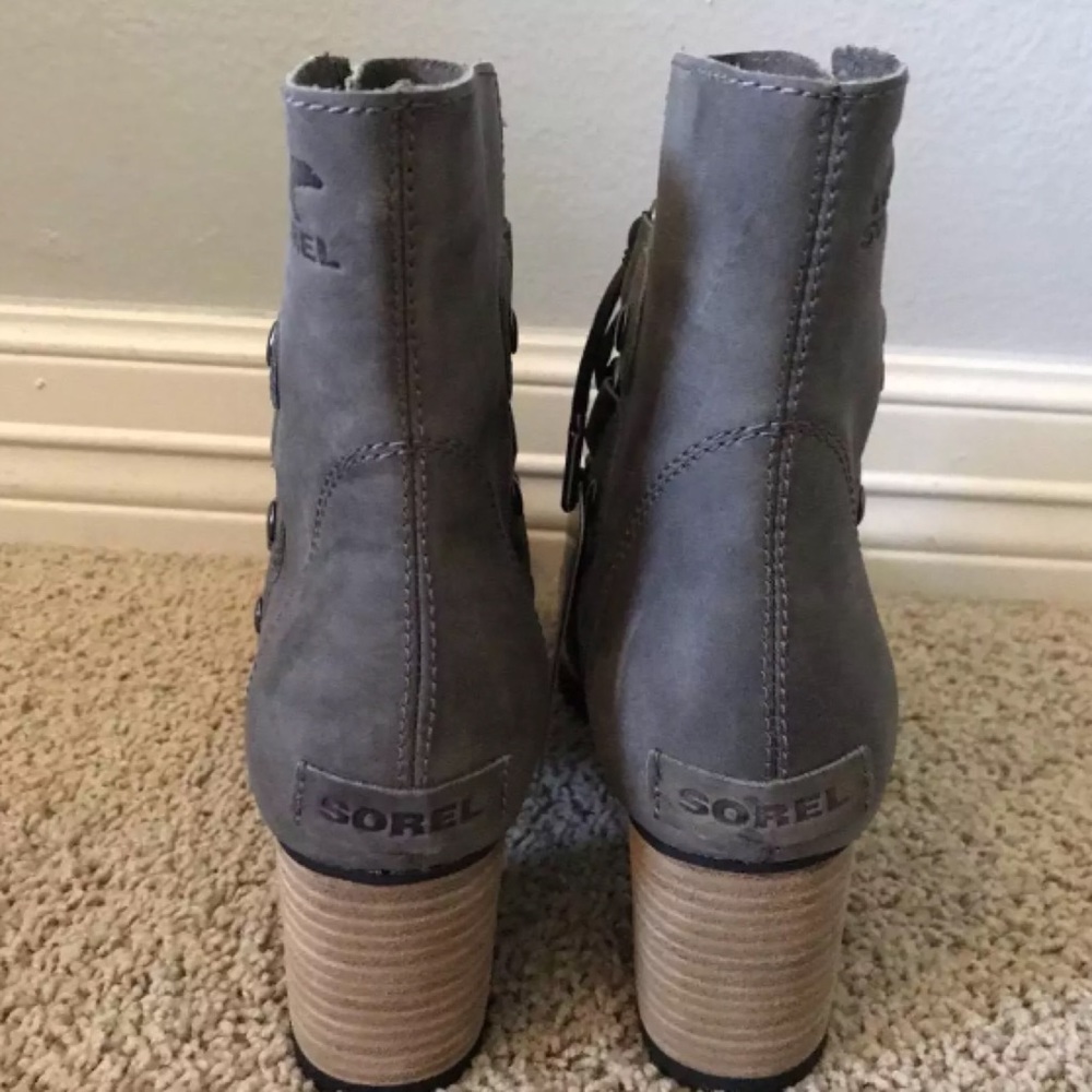 Sorel Addington Lace Up Waterproof Leather Boots - Picture 5 of 6